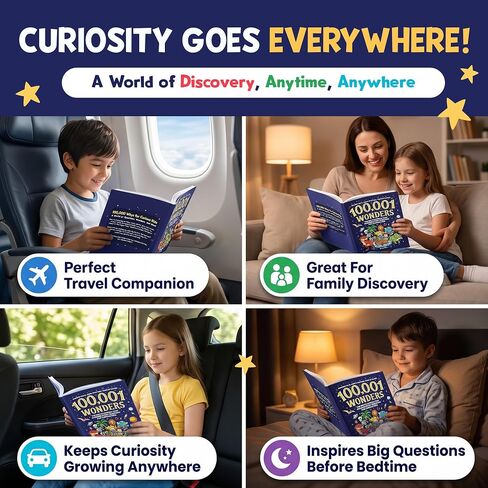 BRIGHTENKIDZ 100000 Whys Book for Kids, Full-Color Encyclopedia Ages 6–12 in Saudi Arabia