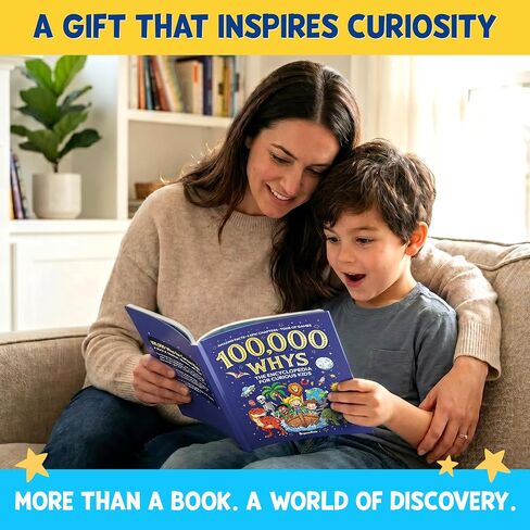 BRIGHTENKIDZ 100000 Whys Book for Kids, Full-Color Encyclopedia Ages 6–12 in Saudi Arabia