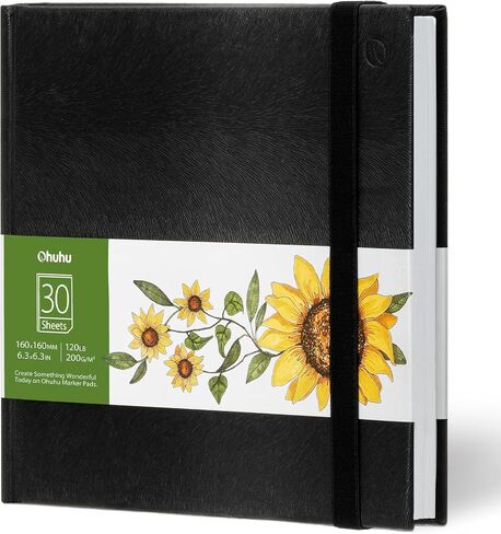 Ohuhu 8.3"x8.3" Marker Paper Pad Art Sketchbook for Drawing and Sketching in Saudi Arabia