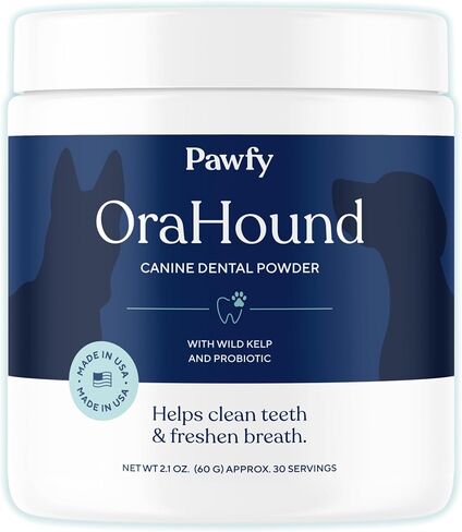 Pawfy Dog Teeth Cleaning Powder - for Plaque & Tartar with Postbiotic in Saudi Arabia