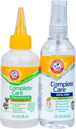 Arm & Hammer Complete Care Brushless Dental Kit for Dogs, 4 Oz Each in Saudi Arabia
