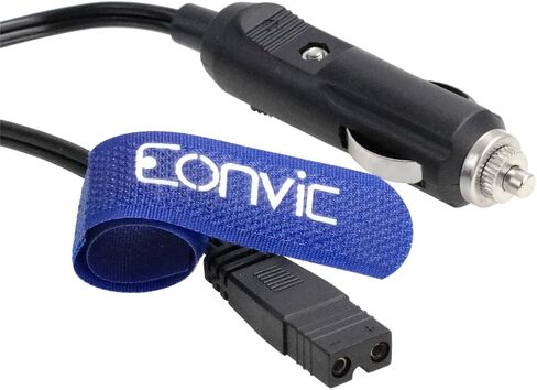 Eonvic 12V DC Cigarette Lighter Extension Cable,Mini Fridge Power Cord Car Auto Cooler Replacement Lead Cable for Car Cooler Box Mini Fridge Mobicool SAST KEMIN(1.5M) in Kuwait