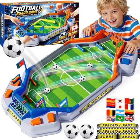 Mini Foosball Table Game Soccer Toys for Kids Ages 3 4 5 6 7 8-12 – Portable Soccer Board Game, Interactive Tabletop Sports Toy, for Boys Girls for Indoor Family Party, Playroom in Saudi Arabia