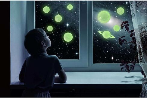 4M Glow 3D Solar System - Glow-in-the-Dark Wall & Ceiling Planet Stick-Ons in Kuwait