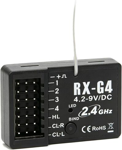 4CH RC Transmitter with Receiver 2.4GHz Remote Controller for 1/10 1/12 1/14 1/16 1/18 RC Car Crawler Truck Off Road Car Boat Tank in Kuwait