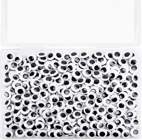 300PCS 20mm Googly Eyes Self Adhesive for Crafts with Storage Box in Kuwait