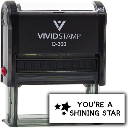 Vivid Stamp You’re a Shining Star Self Inking Rubber Stamp (Black Ink) - Q-300 in Kuwait