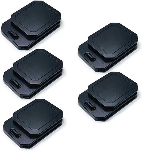 Obfuscate 4PCS PU Leather Shoulder Belt Adjuster Clip,Shoulder Belt Comfort Clip for Enhances Riding Comfort in Kuwait