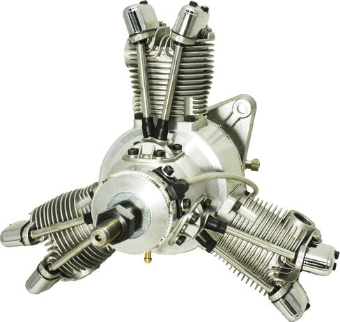 Saito Engines FG-60R3 60cc 3-Cylinder Gas Radial: CA in Kuwait