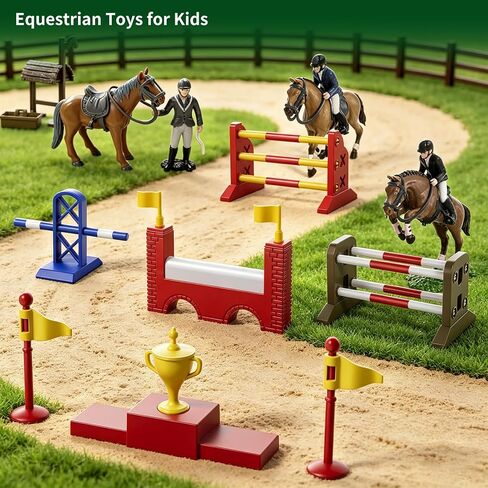 Pupu Pig Kids Horse Stable Playset, Horses Toys for Girls and Boys Gifts in Saudi Arabia