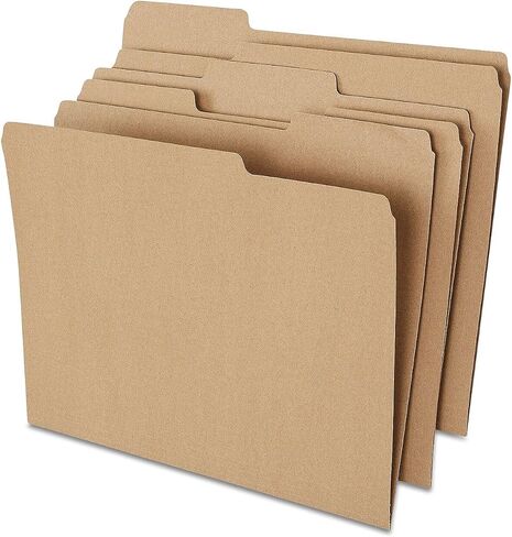 Staples File Folders, 1/3 Cut, Letter Size, Assorted Colors, 200/Carton (St508804-Ccvs) in Kuwait