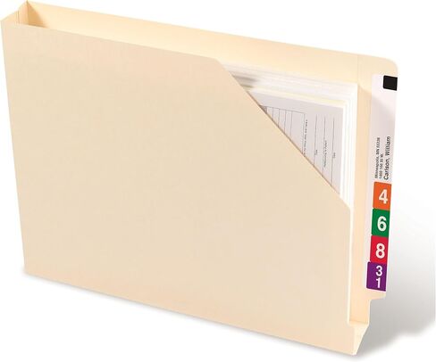 Smead End Tab File Jacket, Shelf-Master Reinforced Straight-Cut Tab in Saudi Arabia