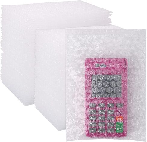 100Pcs Bubble Out Bags Pouches 6"x 6" Bubble Pouches Cushioning Packaging Bags, Double Walled Cushioning Bags Thickening Shockproof Foam Bags for Moving, Shipping, and Storage in Kuwait