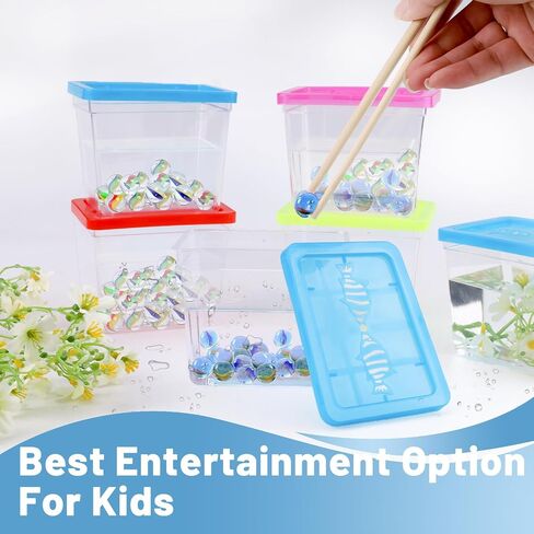 25 Pack Plastic Fish Bowl with Lids, 12 Oz Small Terrariums Carrier Cage in Saudi Arabia