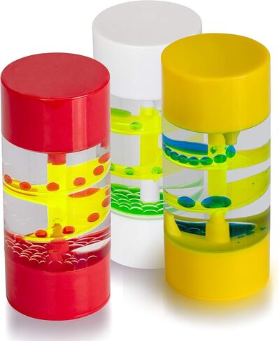 Big Mo's Toys Liquid Motion Spiral Timer Toy for Sensory Play - Relaxing Bubble Motion Autism ADHD Fidget Toy, Calming Toy, Sensory Visual Relaxation Desk Toy, ONE PIECE (Assorted) in Saudi Arabia