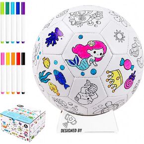 Color Your Own Soccer Ball, Mermaid Toys Soccer Gifts for Girls in Kuwait