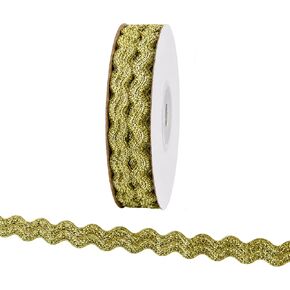 White RIC Rac Trim Ribbon for Sewing, 1 Roll 27yd/25m Wave Sewing Bending Fringe Trim 5mm/0.2 in Kuwait