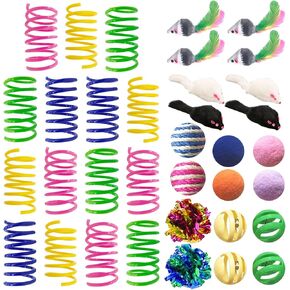 Cat Toys for Indoor Cats, 35 Packs Interactive Cat Toys Set for Kitten in Kuwait