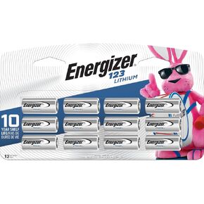 Energizer 123 Lithium Batteries (12 Pack), 3V Photo Batteries in Kuwait