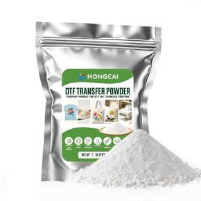 DTF Powder White – 1000g / 35.2 oz Hot Melt Adhesive Powder for DTF Printing, Strong Bonding Transfer Powder for All Fabrics, Compatible with DTF & DTG Printers for Commercial Use in Kuwait