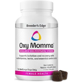 Breeder's Edge Oxy Momma Postnatal Soft Chews, Small Dogs & Cats, 40ct in Saudi Arabia