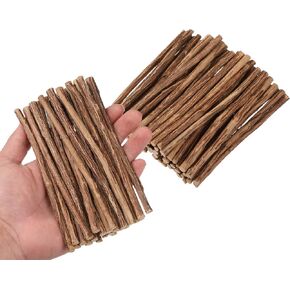 120Pcs 4inch Craft Sticks, Wood Sticks for Crafts Twigs 0.3-0.5cm in Kuwait