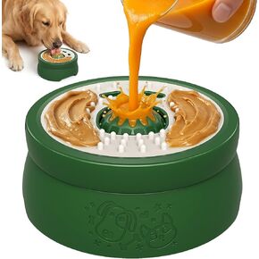 ORDORA Slow Feeder Dog Lick Bowl with Rolling Ball for Liquids and Spreads in Kuwait