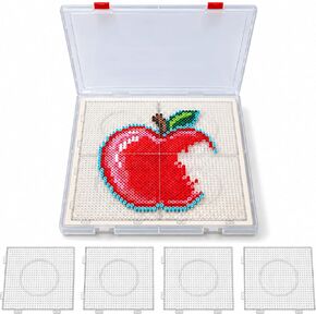 Svartur 5mm Fuse Bead Board Project Holder with 4 Clear Pegboards (Beads not Included) in Kuwait