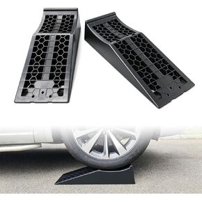 ROBLOCK Heavy Duty Car Ramps for Oil Changes and Jack Support, Portable Low Profile Car Ramps for High Lift, Vehicle Ramps for Garage, 31.5''x8.1''x4.9'', Load Capacity 11023 LBS, 2 Packs in Saudi Arabia
