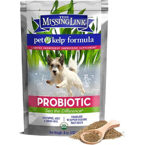 The Missing Link Pet Kelp Dog Probiotic Organic Supplement Powder, 8 oz in Kuwait