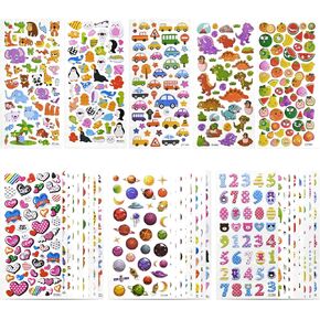 Meafeng 3D Stickers for Kids & Toddlers 24 Sheets 550+ Puffy Stickers in Kuwait