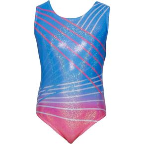 Aosva Gymnastics Leotards for Girls One-piece Sparkle Colorful Rainbow Dancing Athletic Leotards 2-14Years in Saudi Arabia