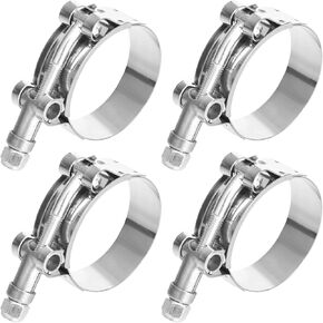 T Bolt Hose Clamp 1.5 Inch, MinerGuy Stainless Steel, Working Range 46mm-52mm for 1.5" Hose ID, Turbo Intake Intercooler Clamp, 4 Pack in Saudi Arabia