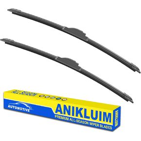OEM Quality 24" + 18" Premium All-Seasons Durable Stable and Quiet Windshield Wiper Blades-J Hook Wipers(Set of 2) in Saudi Arabia