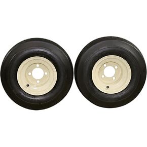 18x8.50-8 with 8x7 Tan Wheel Assembly for Golf Cart and Lawn Mower (Set of 2)™ in Saudi Arabia