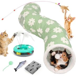 Cat Tunnels for Indoor Cats, 6-in-1 Interactive Cat Tunnel Toys for Kitten in Saudi Arabia
