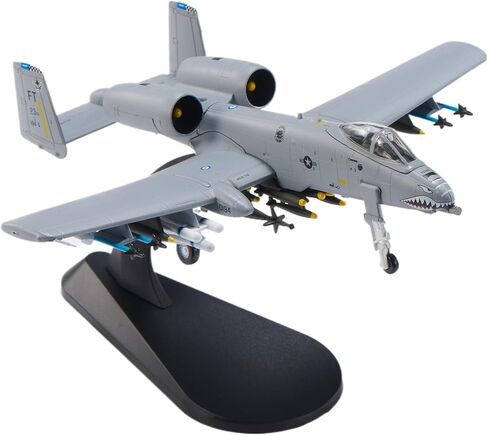 1:100 Scale A-10 Thunderbolt II Warthog Metal Fighter Jet Model Military Die-cast Aircraft Models for Collection or Gift in Kuwait