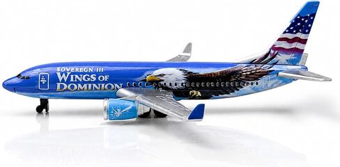 Airplane Model, Aircraft Model Plane, Blue Passenger Jet with Eagle Graphics, Metal Airplane Collectible, Miniature Aviation Model for Desk Display and Aircraft Collection in Kuwait