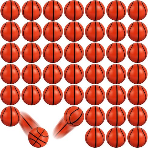 50Pcs Mini Soccer Bouncy Balls, 27mm High Bouncing Rubber Balls in Saudi Arabia