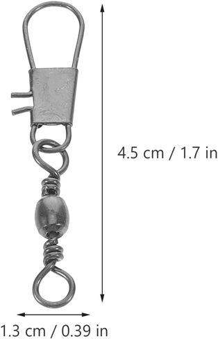 Kisangel 6Pcs Metal Hook for Kite Spool Replacement Enhanced Stability Kite Axle Bearing Connection Lightweight Snap Hook Accessories for Better Control and Versatile Use in Kuwait