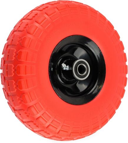 NK Heavy Duty Solid Rubber Flat Free Tubeless Hand Truck/Utility Tire Wheel, 4.10/3.50-4" Tire, 2-1/4" Offset Hub, 5/8" Bearing in Kuwait