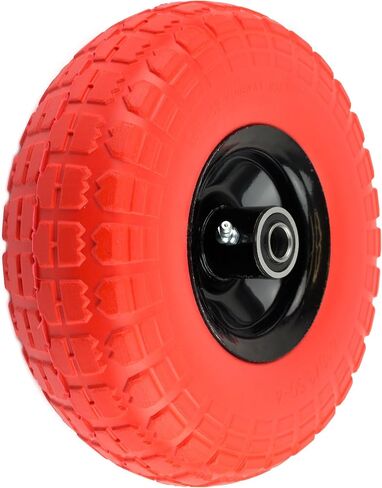 NK Heavy Duty Solid Rubber Flat Free Tubeless Hand Truck/Utility Tire Wheel, 4.10/3.50-4" Tire, 2-1/4" Offset Hub, 5/8" Bearing in Kuwait
