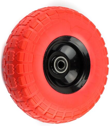 NK Heavy Duty Solid Rubber Flat Free Tubeless Hand Truck/Utility Tire Wheel, 4.10/3.50-4" Tire, 2-1/4" Offset Hub, 5/8" Bearing in Kuwait