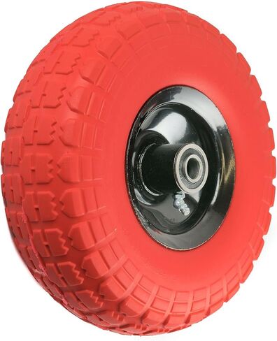 NK Heavy Duty Solid Rubber Flat Free Tubeless Hand Truck/Utility Tire Wheel, 4.10/3.50-4" Tire, 2-1/4" Offset Hub, 5/8" Bearing in Kuwait