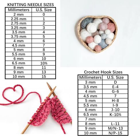 Knitting Needles Set, Exquiss 75PCS Bamboo Double Pointed Knitting Needles (7.9'' Length), 12pcs Crochet Hooks Set (6.1'' Length), Crochet Kits are Included, 12 Sizes: 2mm-10mm, 15 Sizes: 3mm-10mm in Kuwait