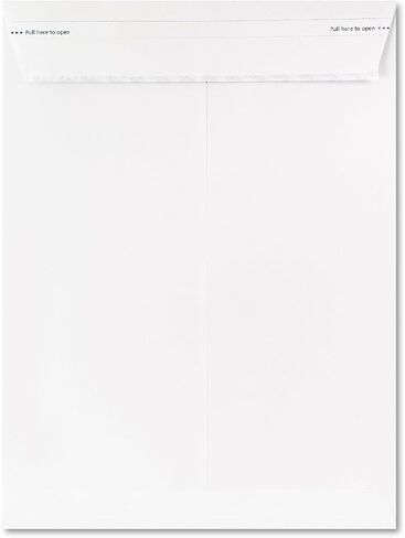 Ampad Fastrip Security Catalog Envelope, 9 Inch x 12 Inch, Peel & Seal Adhesive, Security Tint, Tear-Away Quick-Open Strip, White, 100 Per Box (73127) in Kuwait