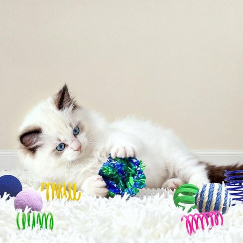 Cat Toys for Indoor Cats, 35 Packs Interactive Cat Toys Set for Kitten in Kuwait