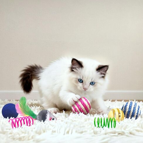 Cat Toys for Indoor Cats, 35 Packs Interactive Cat Toys Set for Kitten in Kuwait