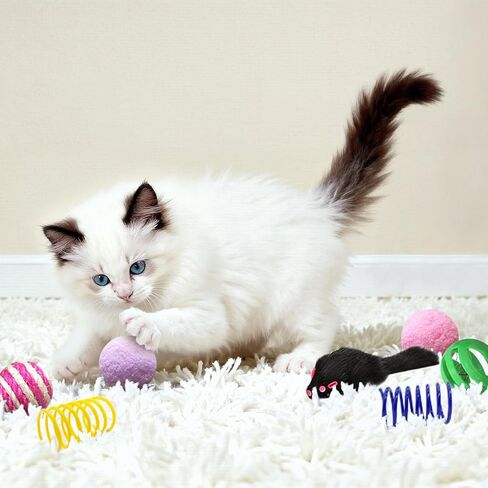 Cat Toys for Indoor Cats, 35 Packs Interactive Cat Toys Set for Kitten in Kuwait