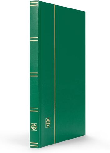 Lighthouse Stockbook DIN A5, 32 black pages, non-padded cover, blue in Kuwait